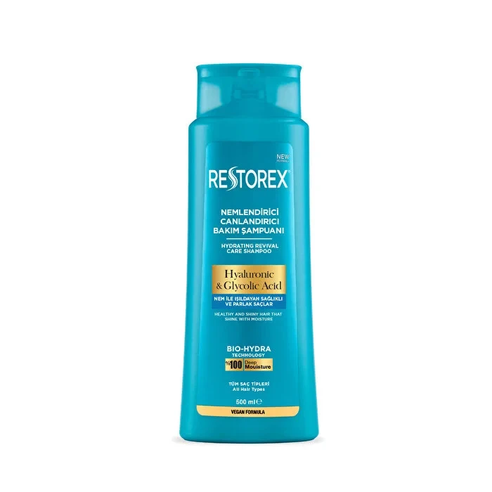Restorex Hyaluronic&Glycolic Acid Shampoo 500 Ml
