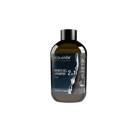 Ecolatier Urban Shower Gel & Shampoo 2-In-1 Sport 600Ml