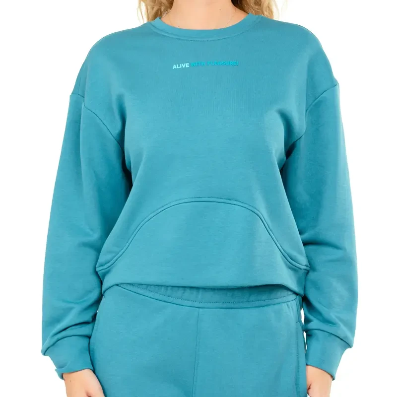 Ženska dukserica "Sreća na istoku", plava