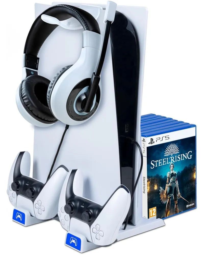 Sony Stalak Za Playstation 5 Konzolu I Punjač Za Dualsense Kontrolere Bigben