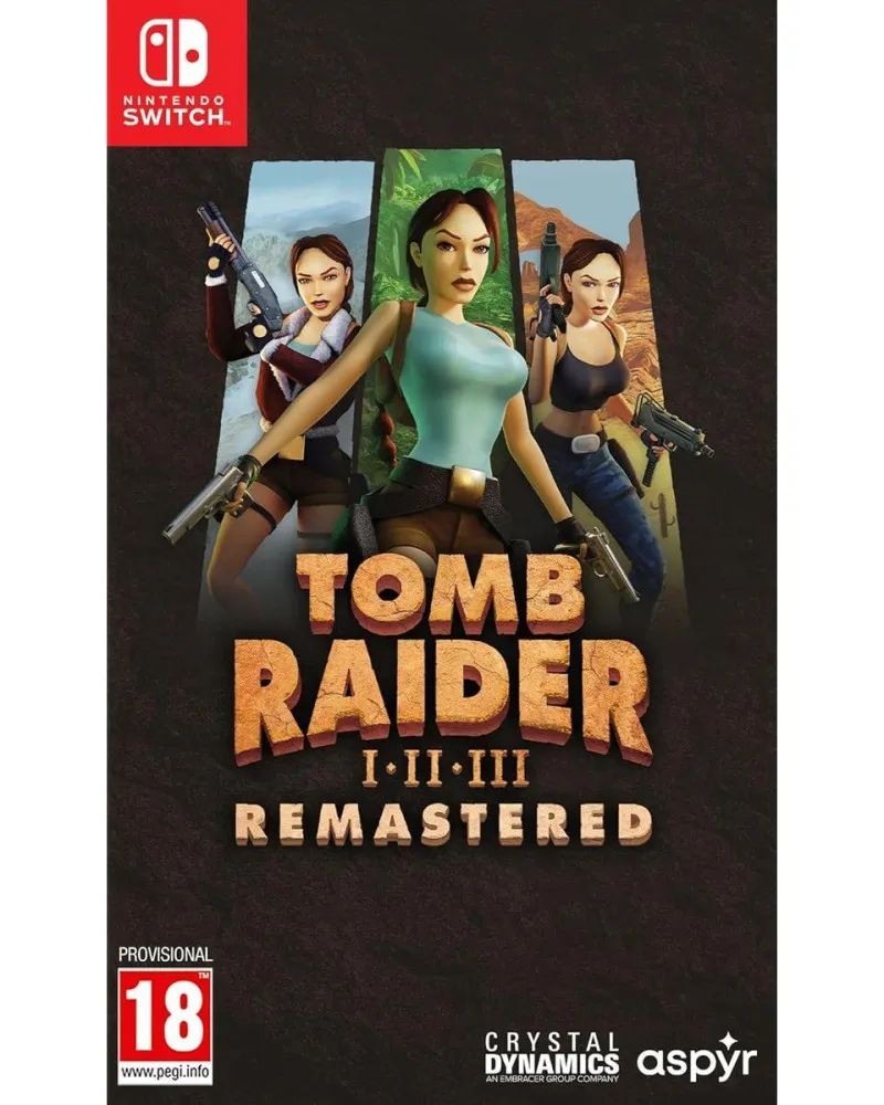 Nintendo Switch Tomb Raider I-Iii Remastered Starring Lara Croft