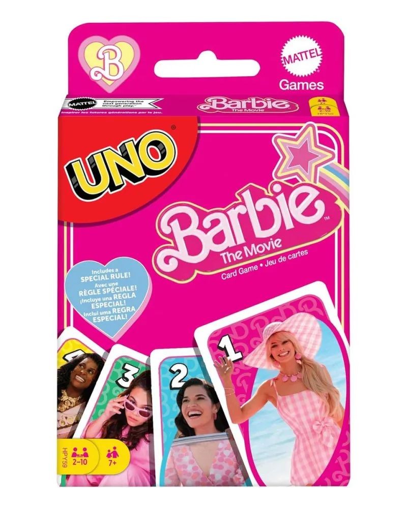 Board Game Mattel Uno - Barbie - Card Game