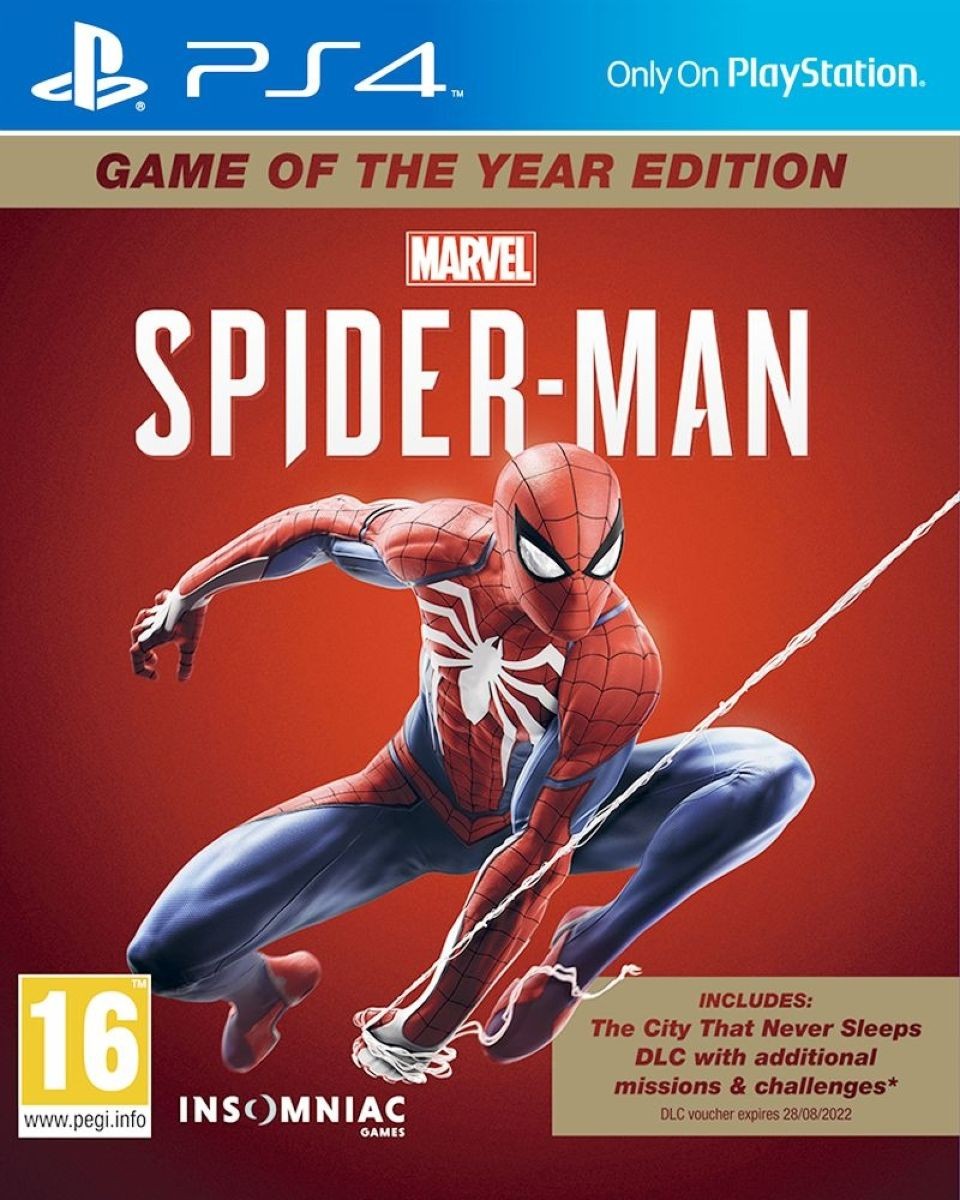 Sony Ps4 Marvel'S Spider-Man - Game Of The Year Edition