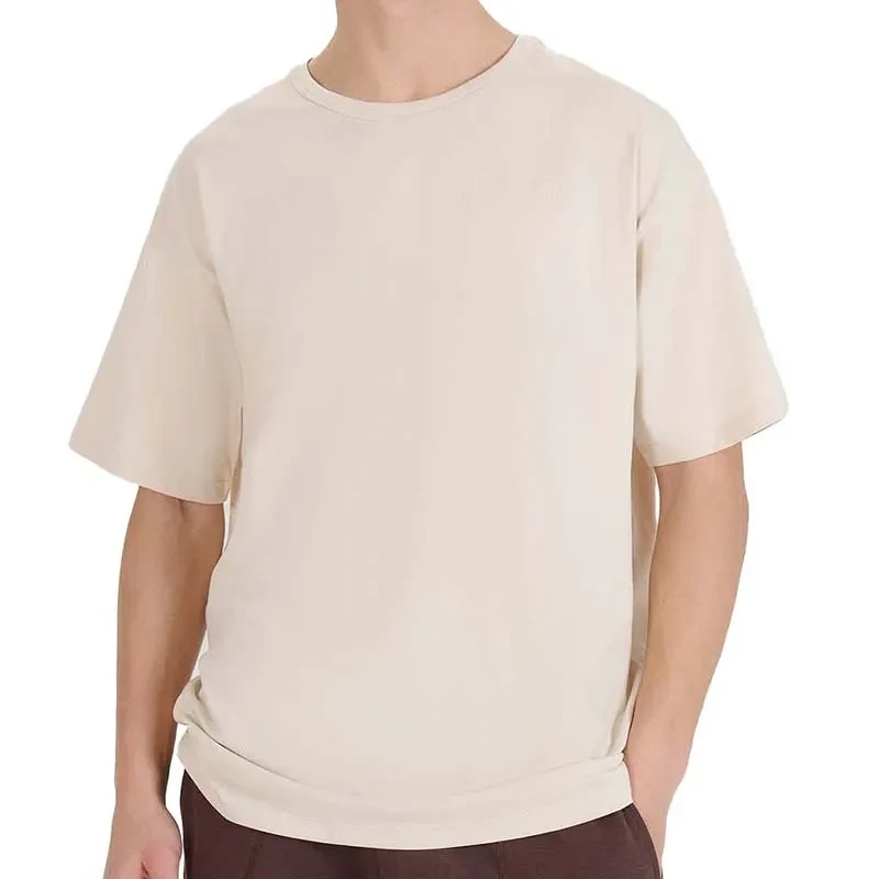 4F Muška majica kratkih rukava, krem ​​boje