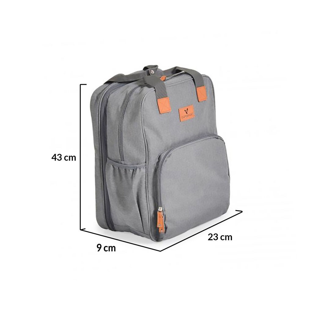 Cangaroo 2 U 1 Torba/Krevet Liana, Siva