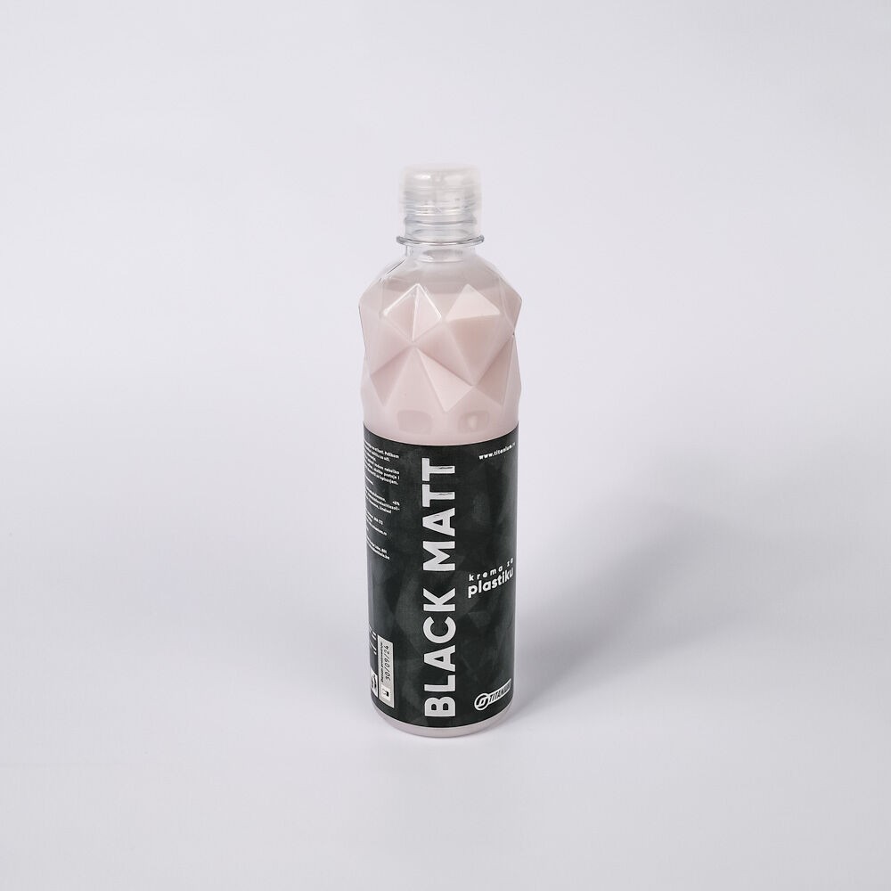 Titanium Black Matte - krema za plastiku - 500ml