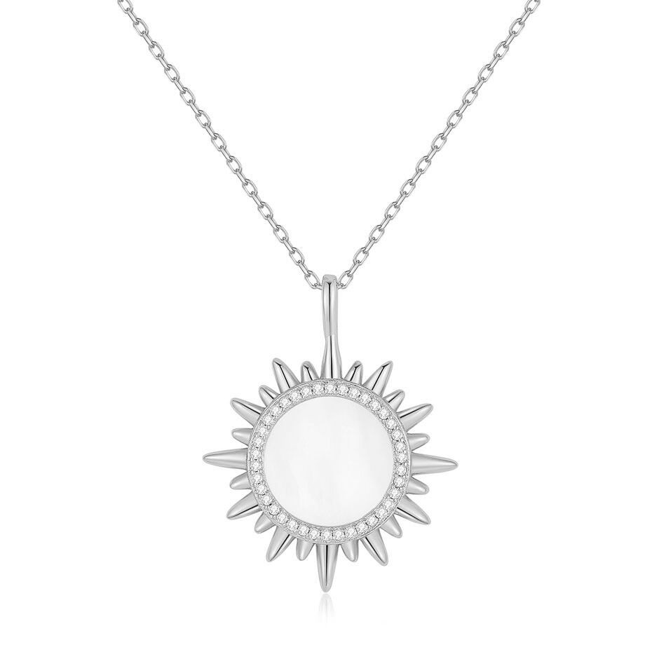 Ogrlica Sun - srebro 925 i cirkoni VFX0411