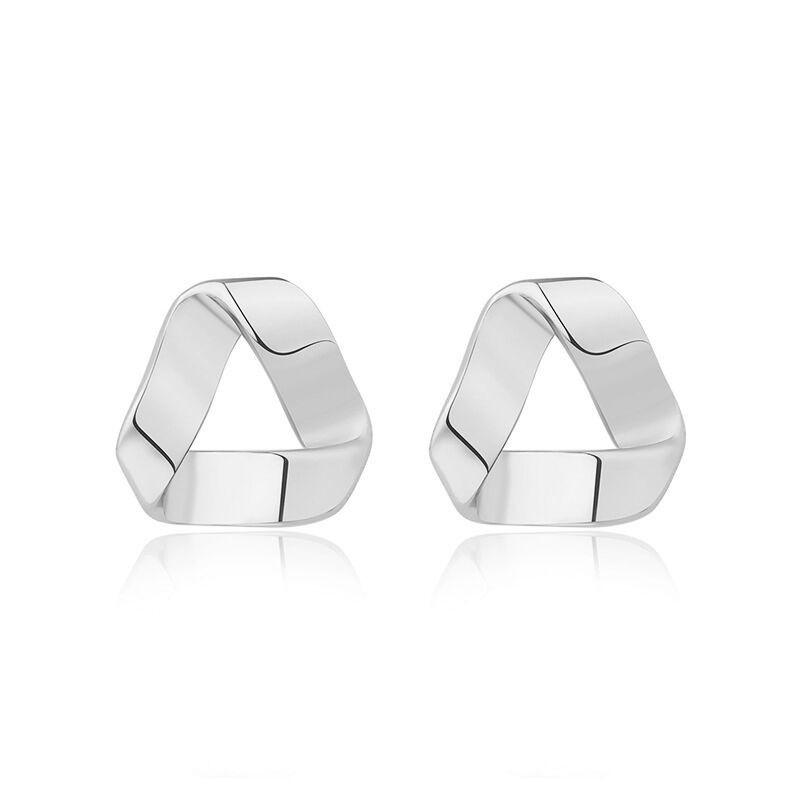 Minđuše Silver Twist Stud - srebro 925 FE2625