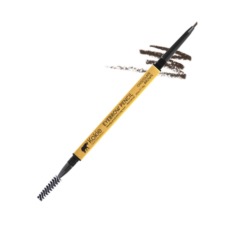 Kokie Cosmetics Micro-Fine+Brush Eyebrow Pencil- Chocolate Brown Olovka Za Obrve