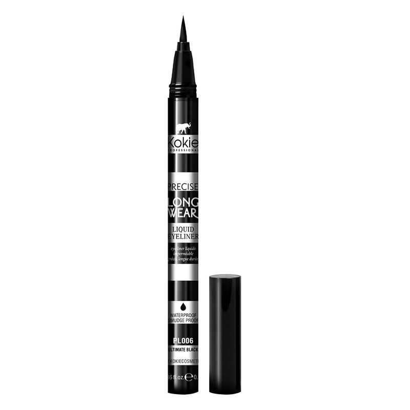 Kokie Cosmetics Precise Long Wear Liquid Eyeliner, Ultimate Black