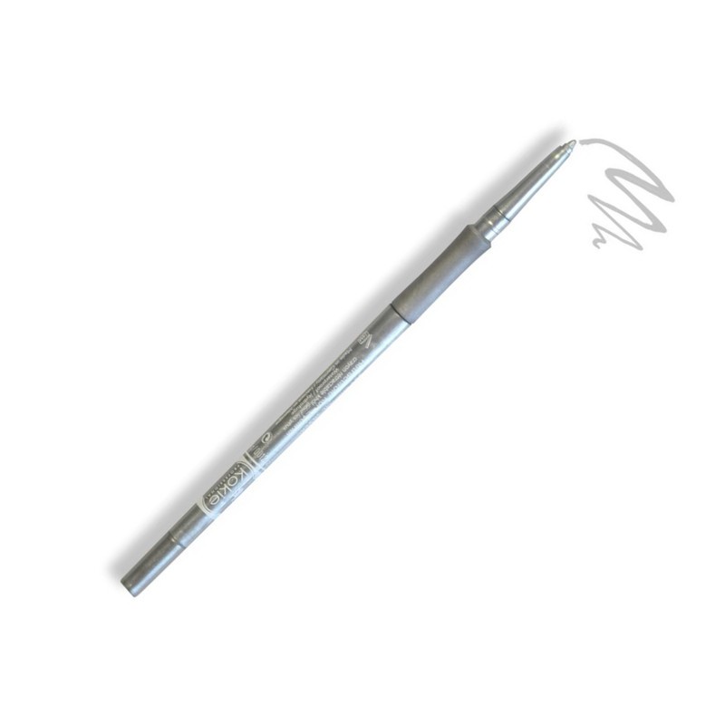 Kokie Cosmetics Kohl Retractable Eyeliner, Chrome Silver 504
