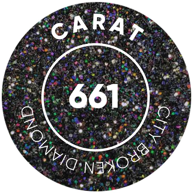 City Broken Diamond UV/LED Hybrid Carat, Crni