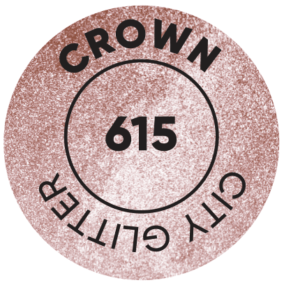 City Glitter UV/LED Hybrid Crown, Smeđi