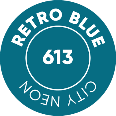 City Neon UV/LED Hybrid Retro Blue, Tirkizni