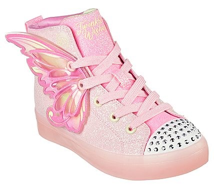 Roze dječije patike Skechers Twi Lites 2.0