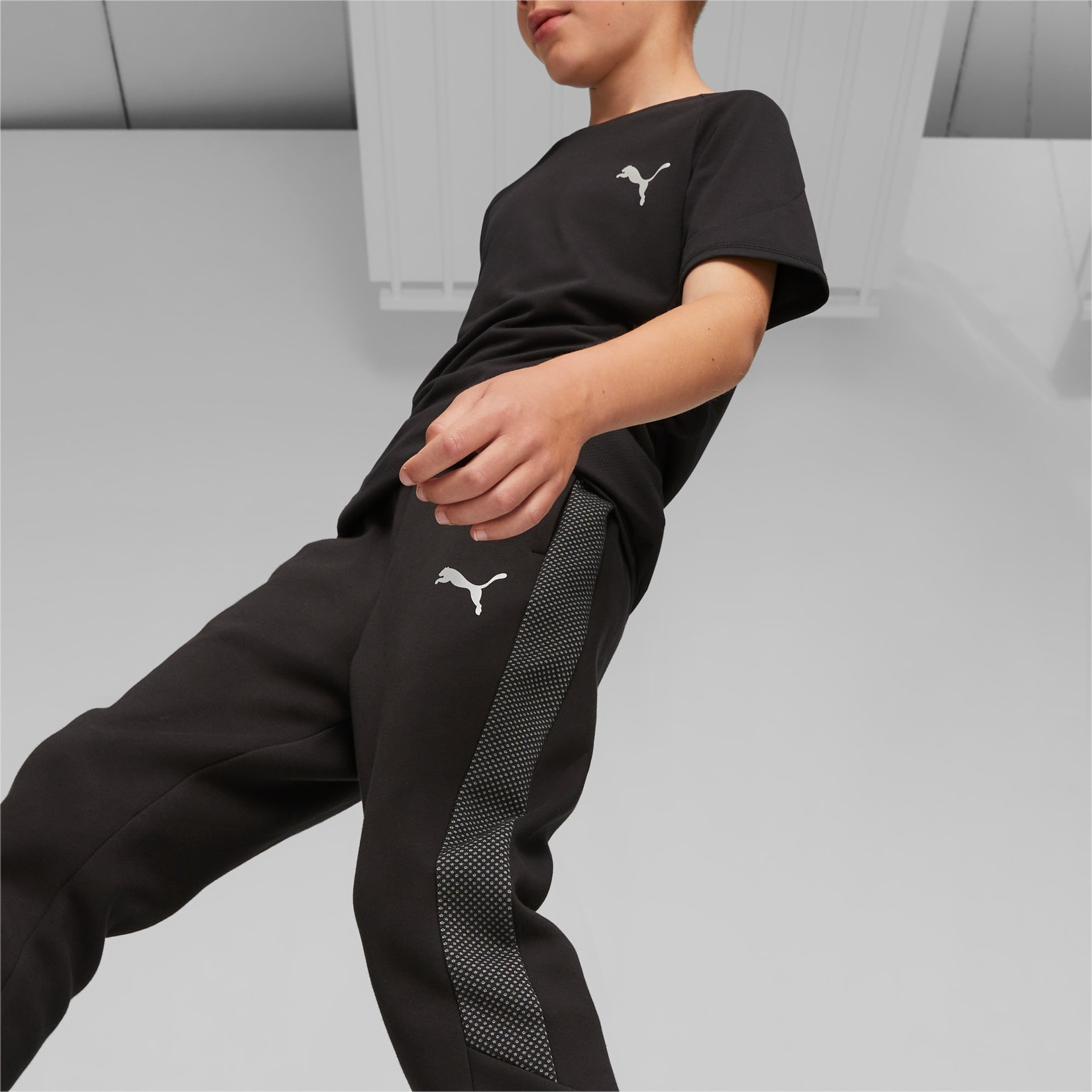 Puma Pantalone Dječije, Crna