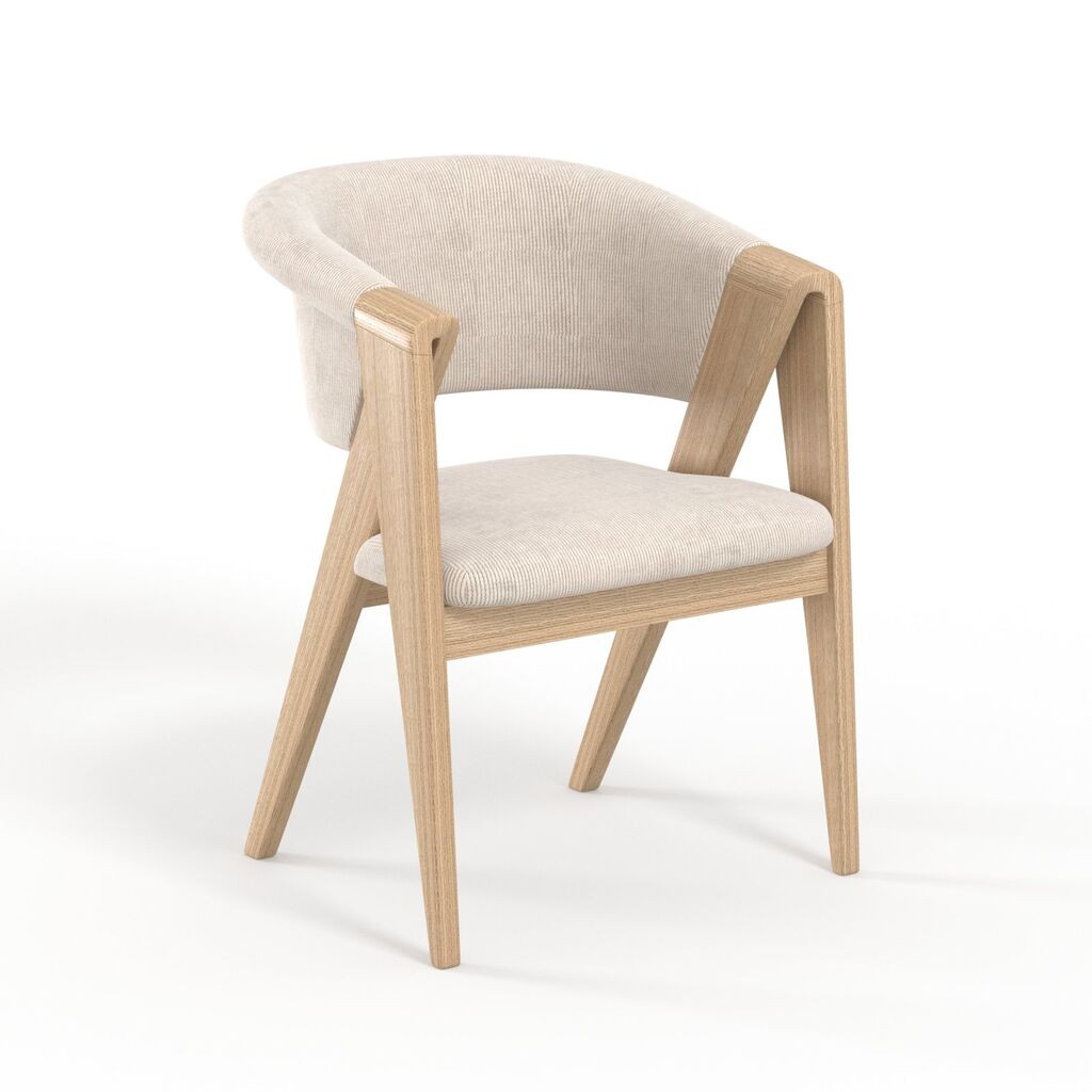 Stolica Shell Svetli Orah Stof Cremona 14 Bez