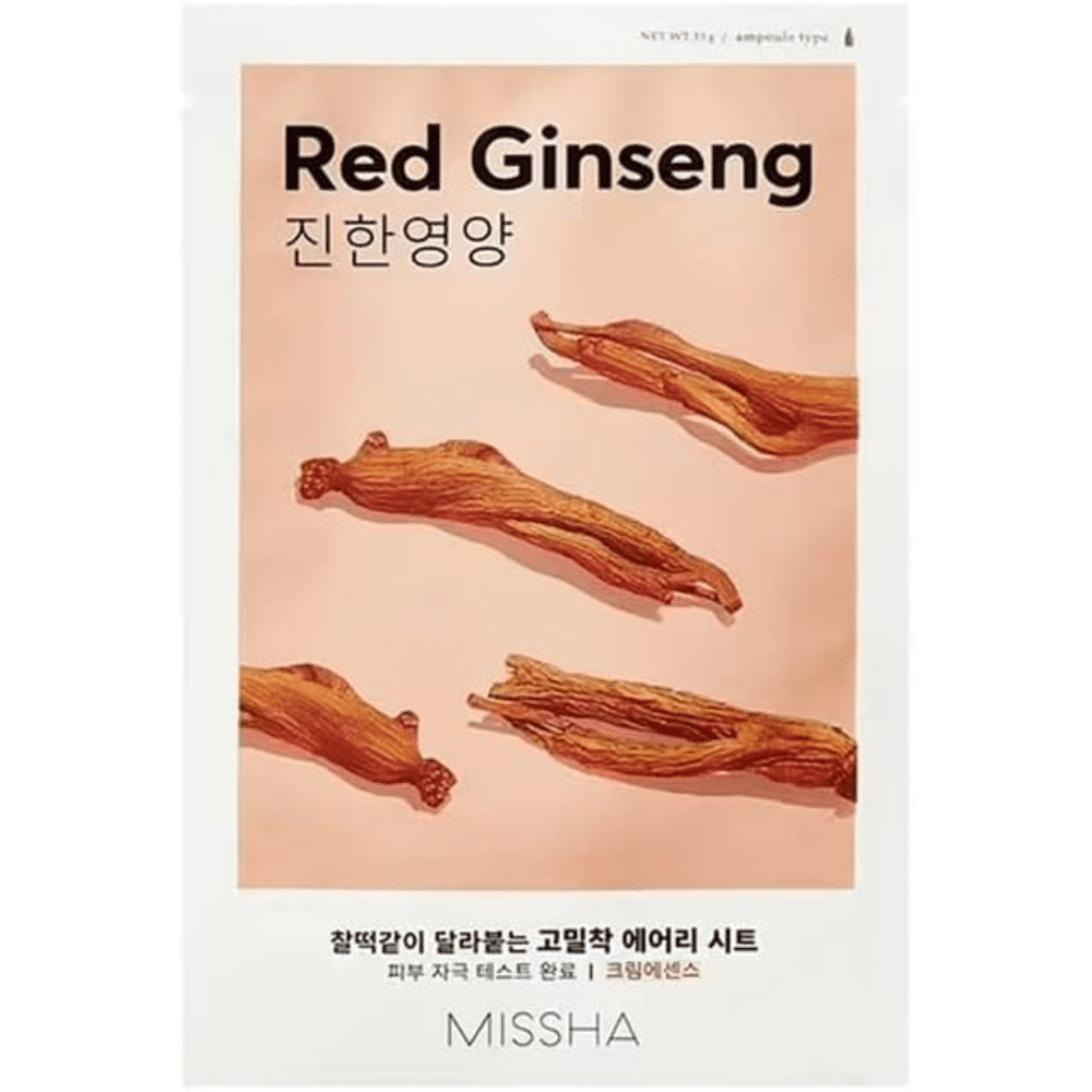 Missha Airy Fit maska ​​za lice, crveni ginseng