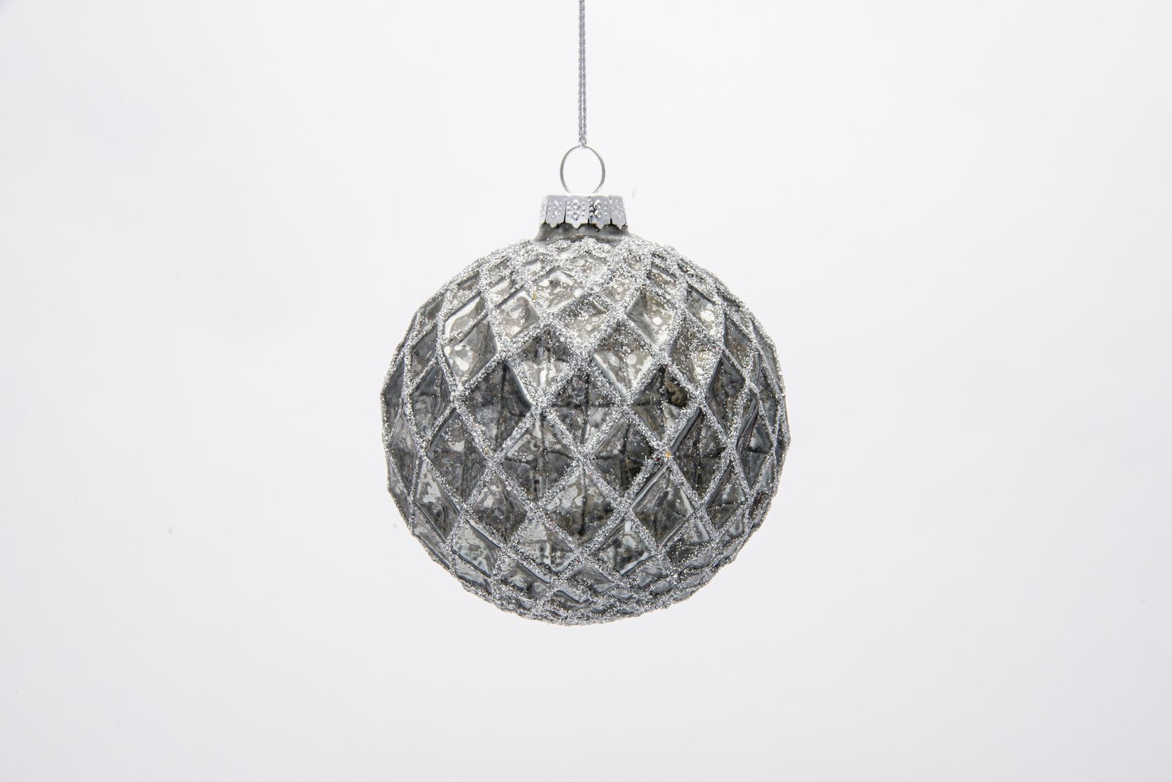 Tutto Christmas Staklena Kugla Za Jelku 8Cm - Ebf74F080, Siva