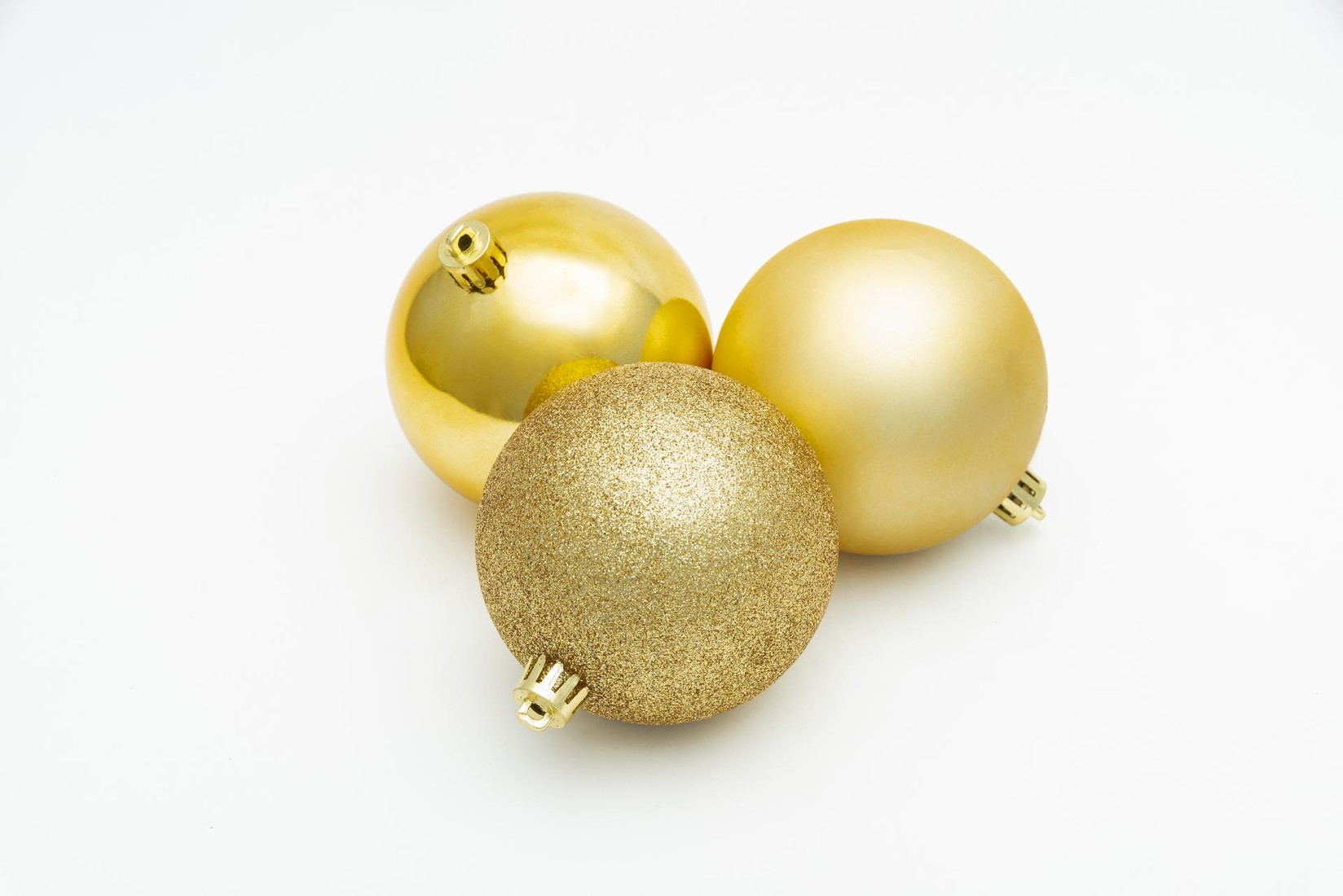 Tutto Christmas Kugle Za Jelku- Mat I Gliter 6Cm-3/1 Ar/8003Abmg/R, Zlatna boja