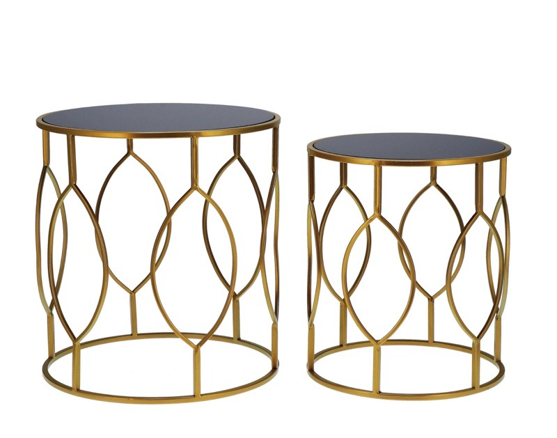 Sto Ploča Staklena H45 L, Zlatna boja