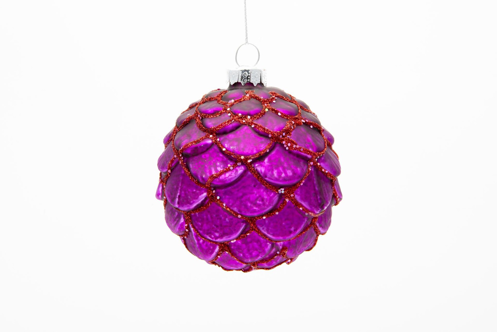 Tutto Christmas Staklena Kugla Za Jelku Ljubicasta 8Cm - Ebf845698-8, Ljubičasta