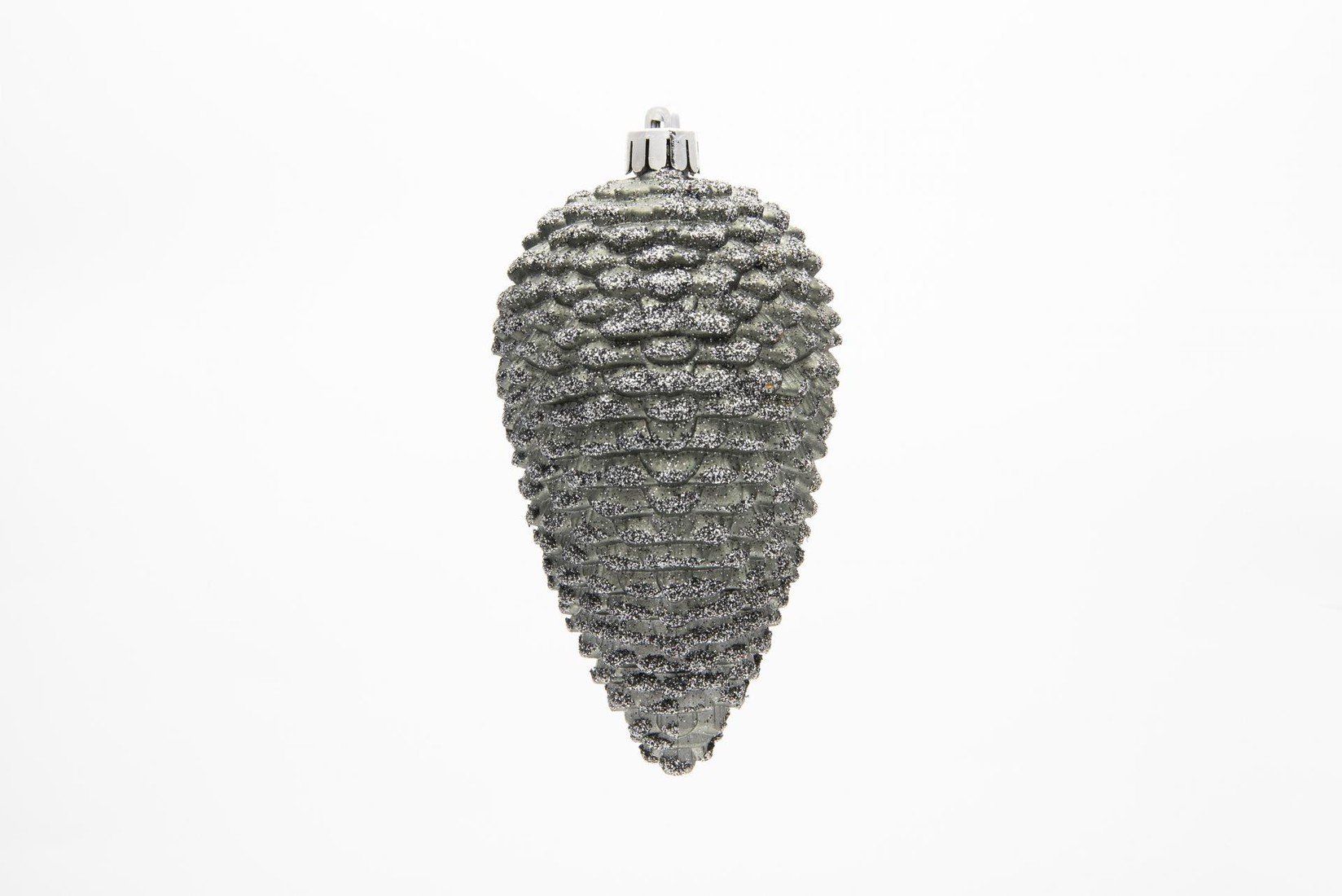 Tutto Christmas Šišarke Za Jelku - Set 4 Kom , 12 Cm - Ar3/50Lb1204M007-Zinc, Srebrna boja