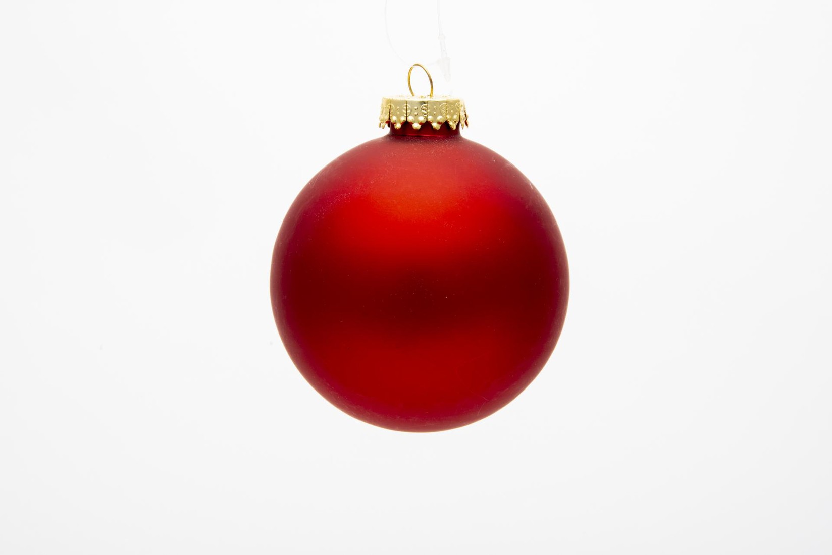 Tutto Christmas Staklena Kugla Za Jelku 8Cm - Eb034, Crvena