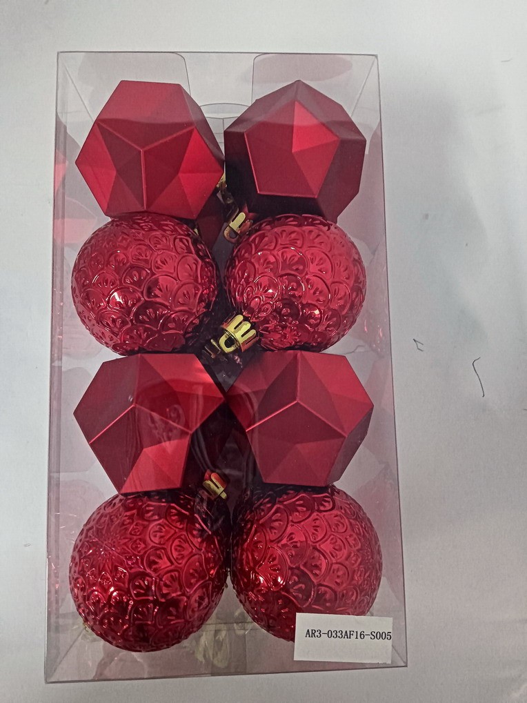 Kugle Za Jelku - Set 16 Kom, 6Cm - Ar3-033Af16-S005, Crvena