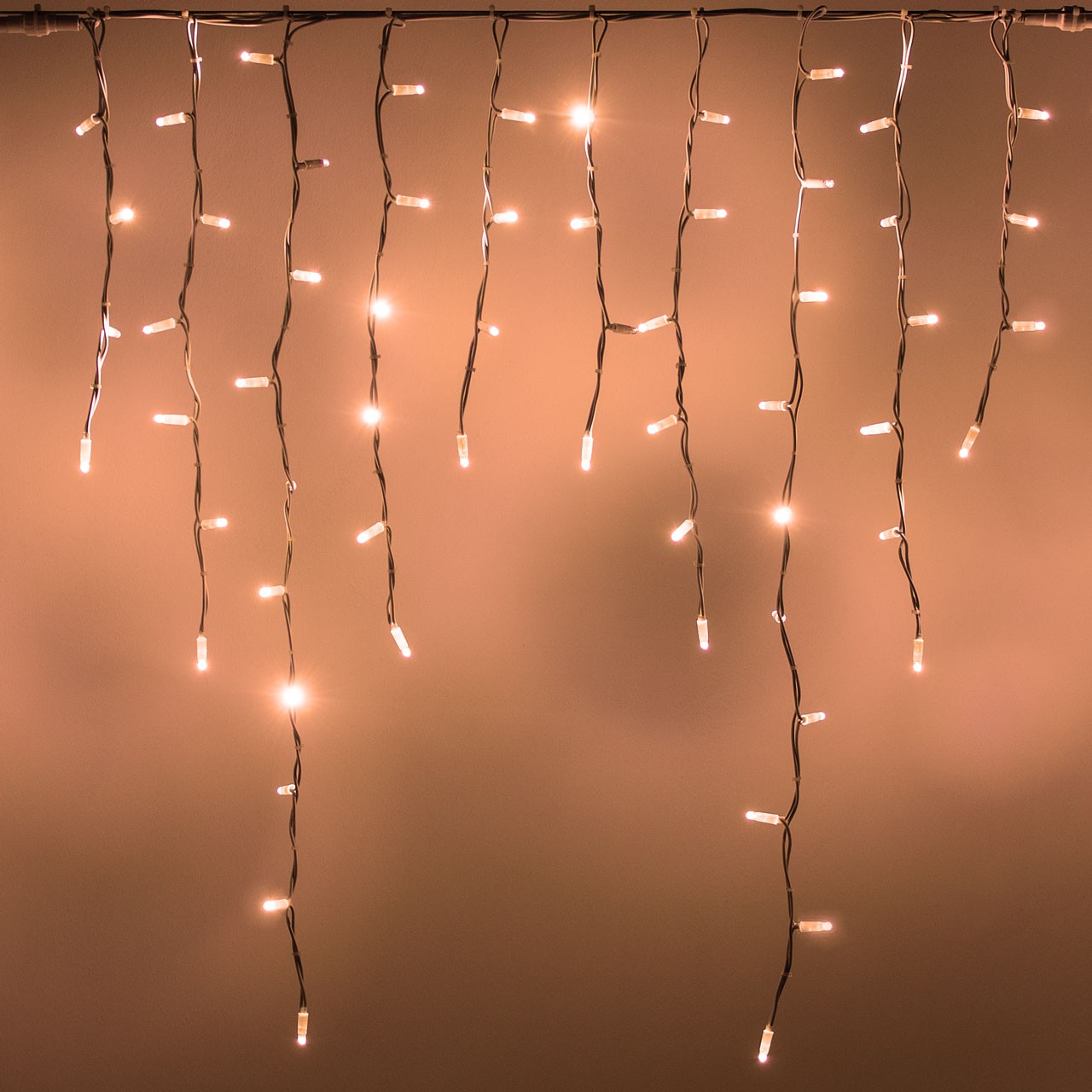 Tutto Christmas Svijetleća Zavjesa - Novogodišnje Led Lampice 228 Kom, 32-525, Crvena