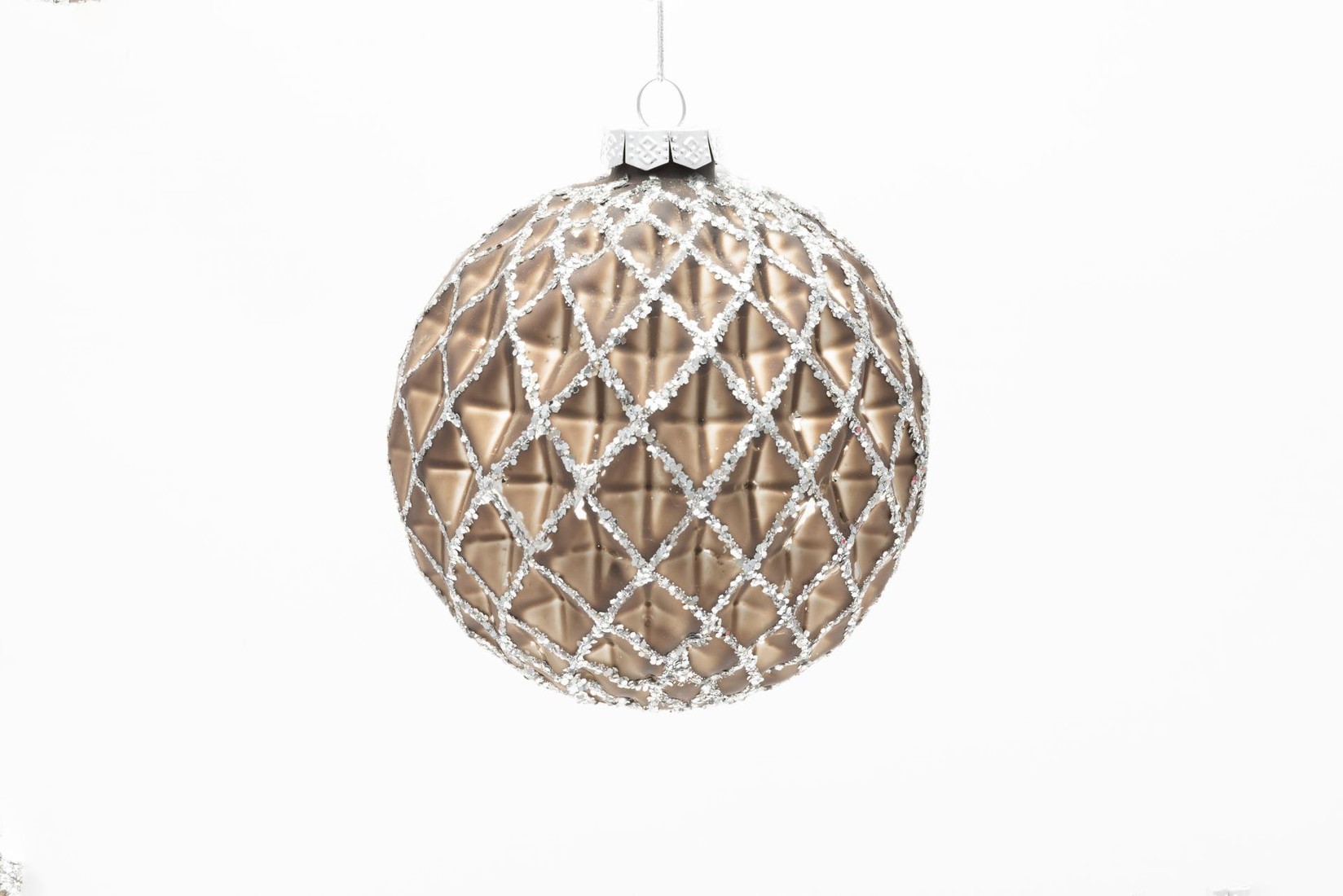 Tutto Christmas Staklena Kugla Za Jelku 10Cm - Ebd74D854-10, Smeđa boja