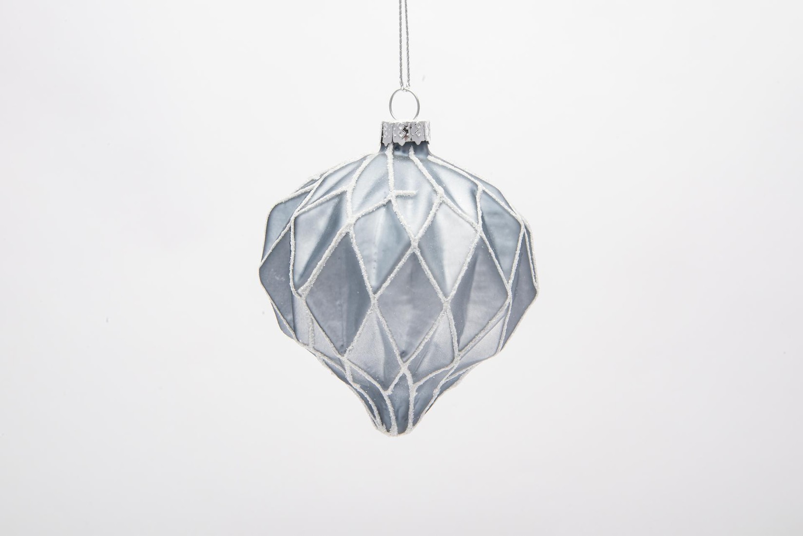 Tutto Christmas Staklena Kugla Za Jelku 8Cm - Ebq743012, Siva