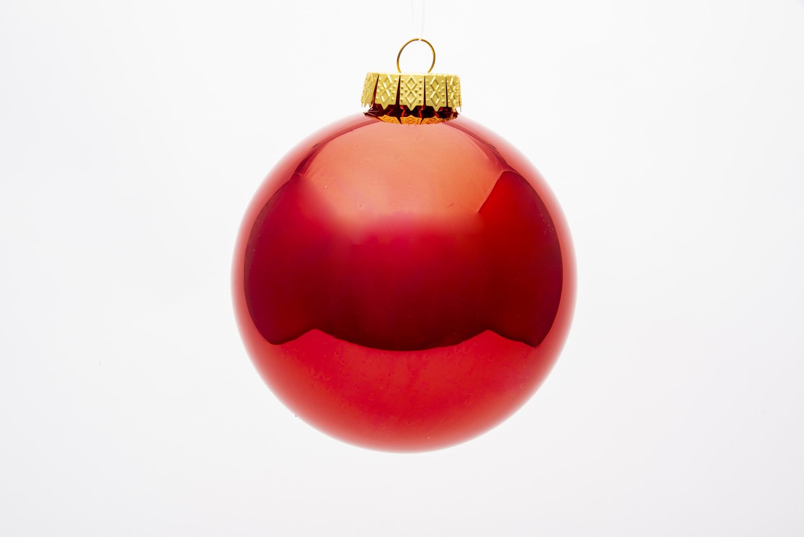 Tutto Christmas Staklena Kugla Za Jelku 10Cm - Eb118-10, Crvena