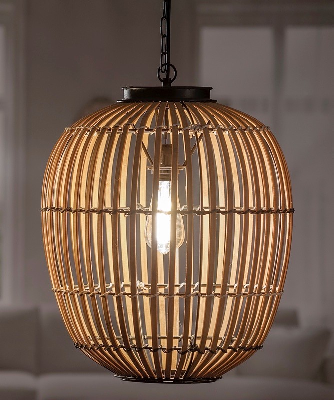 1 Star Lampa Bambus Diam39Xh48