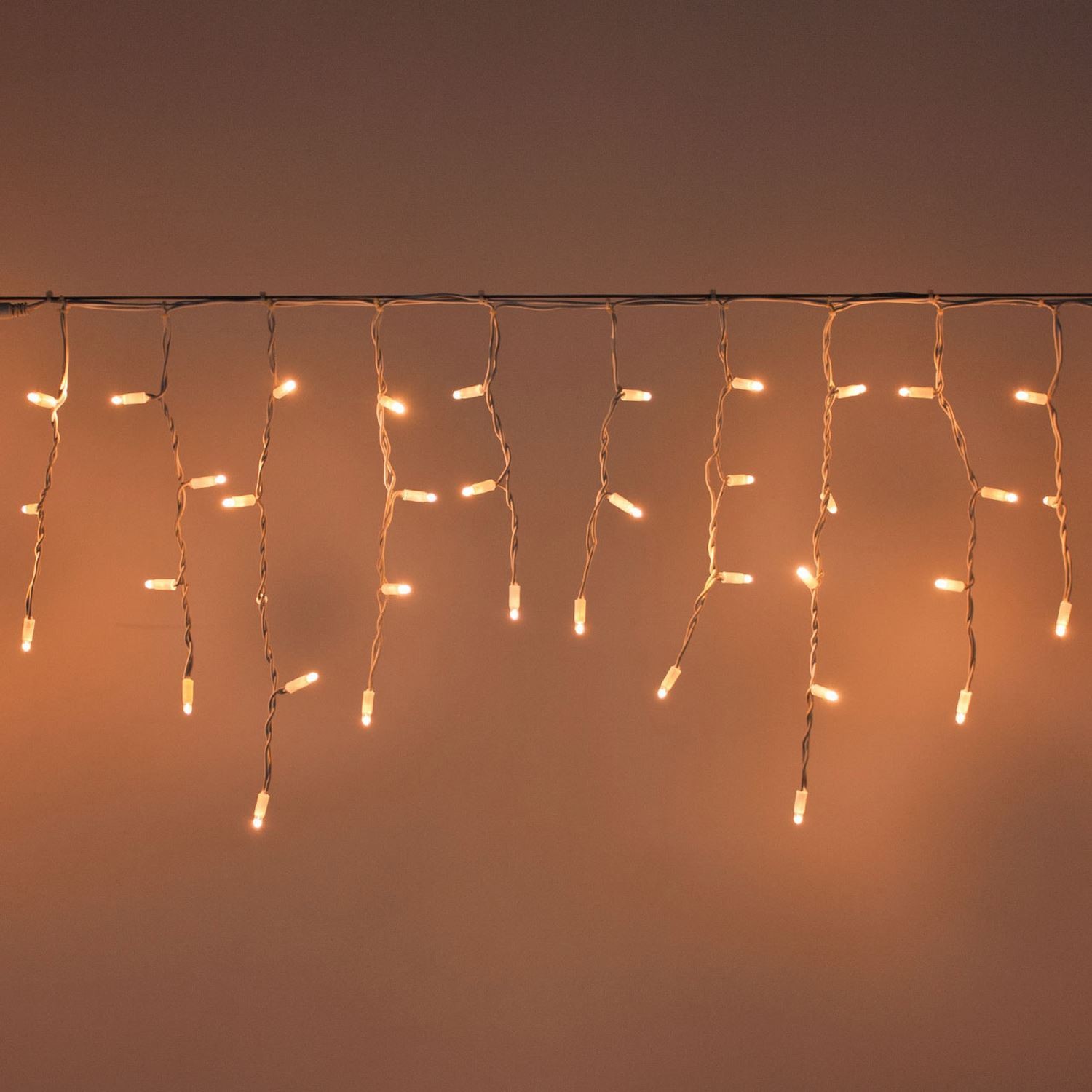 Tutto Christmas Svijetleća Zavjesa - Novogodišnje Led Lampice 114 Kom, 32-521, Crvena