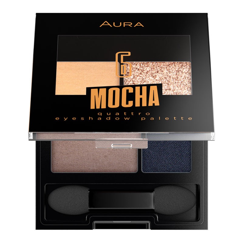 AURA paleta sjenila za oči Mocha