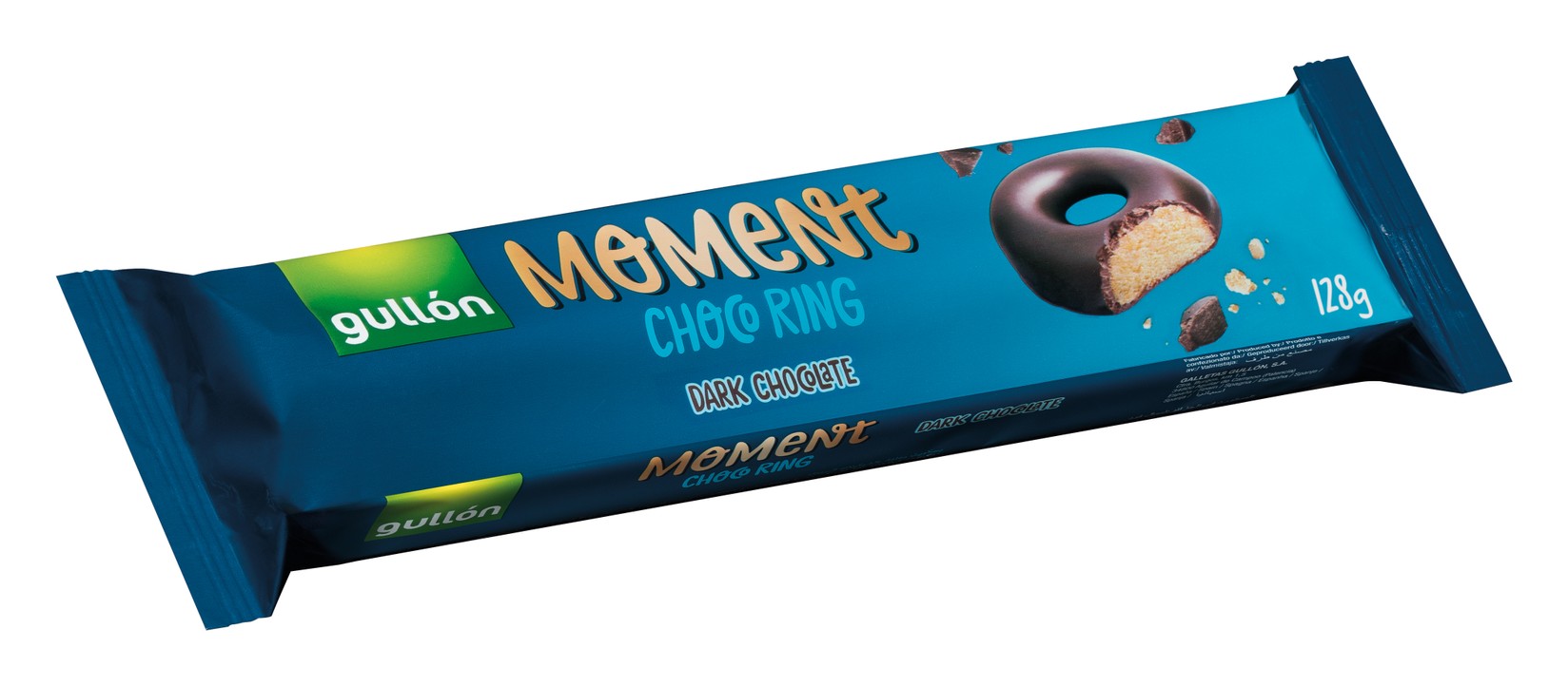 Gullon Choco Ring Dark Chocolate Biskvit Preliven Crnom Čokoladom 128G