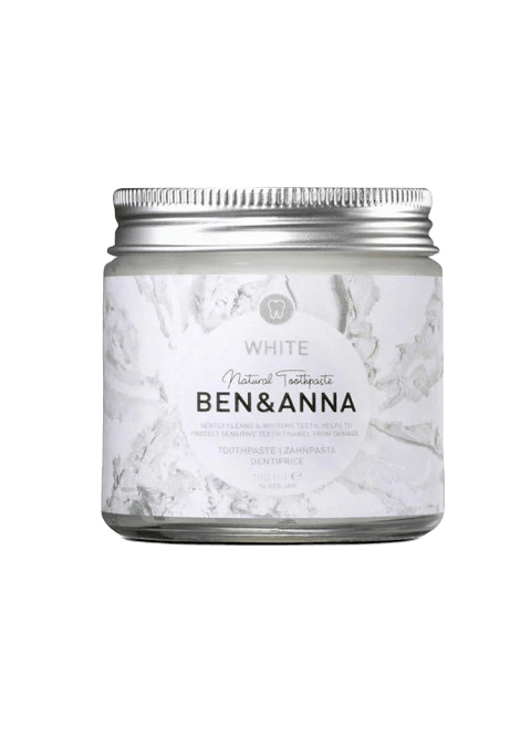 BEN & ANNA pasta za izbjeljivanje zuba s mentom i žalfijom, 100 ml, bijela