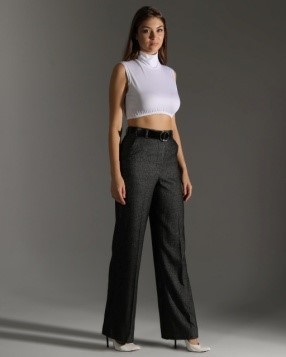 BREEZE BOUTIQUE     Ženske pantalone, Smeđe