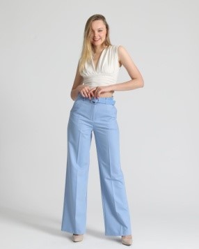 BOUTIQUE BREEZE     Ženske pantalone, Svijetloplave