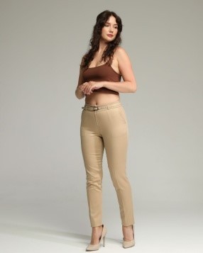 BOUTIQUE BREEZE     Ženske pantalone, Smeđe