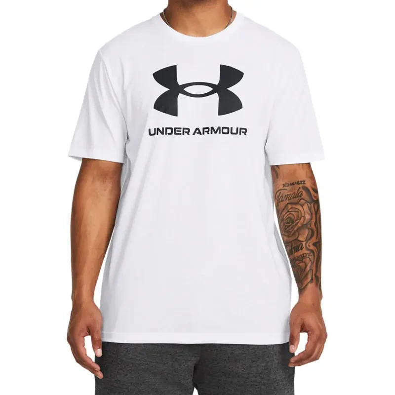 Under Armour muška majica kratkih rukava Sportstyle Logo Update SS, bijela