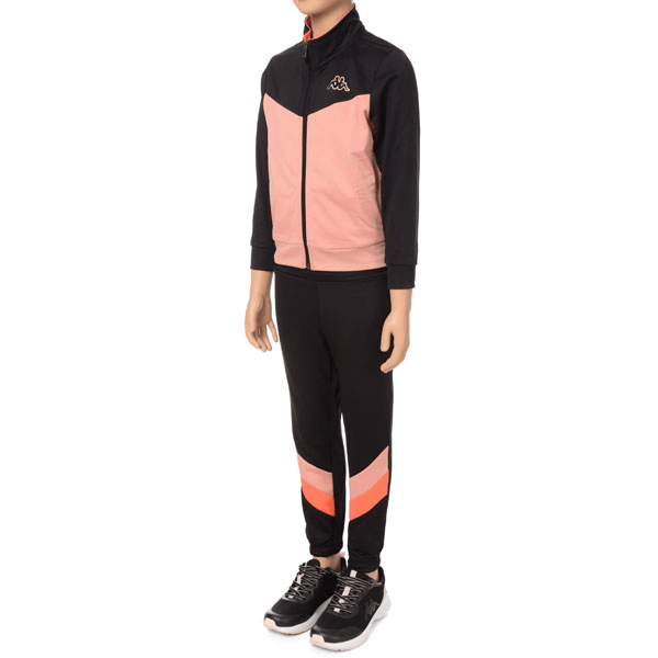 KAPPA Set trenerki za djevojčice Beatris, crna i roza