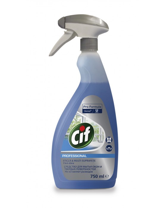 Diversey Cif Proformula Window & Multi Surface, Sprej Za Stakla I Sve Polirane Površine, 750Ml