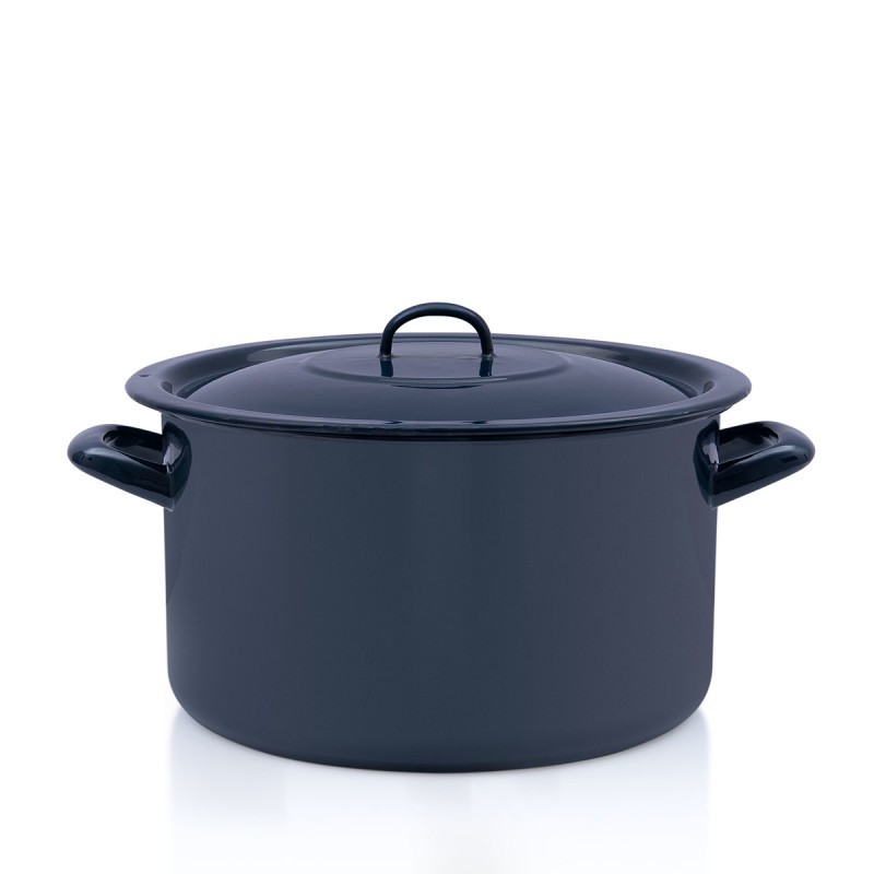 METALAC Classic duboki lonac 30cm/12,5l sa poklopcem, kestenjast