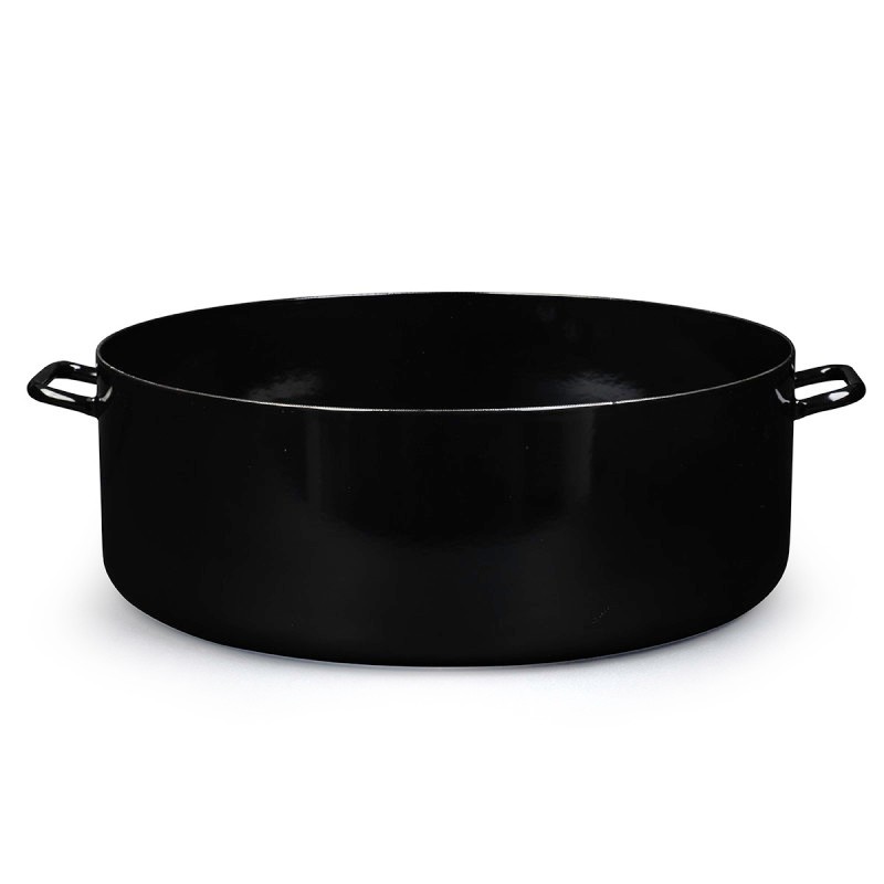 METALAC Lonac, plitki masiv, 48cm/30,5l, crni