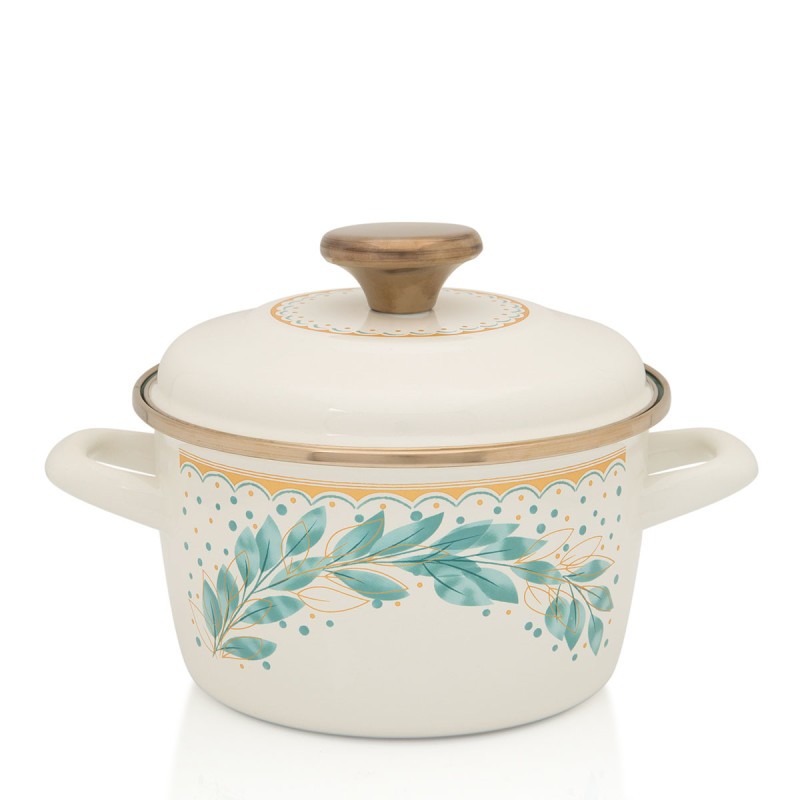 METALAC Imperial duboki lonac 16cm/1.9l sa poklopcem dekor 3223