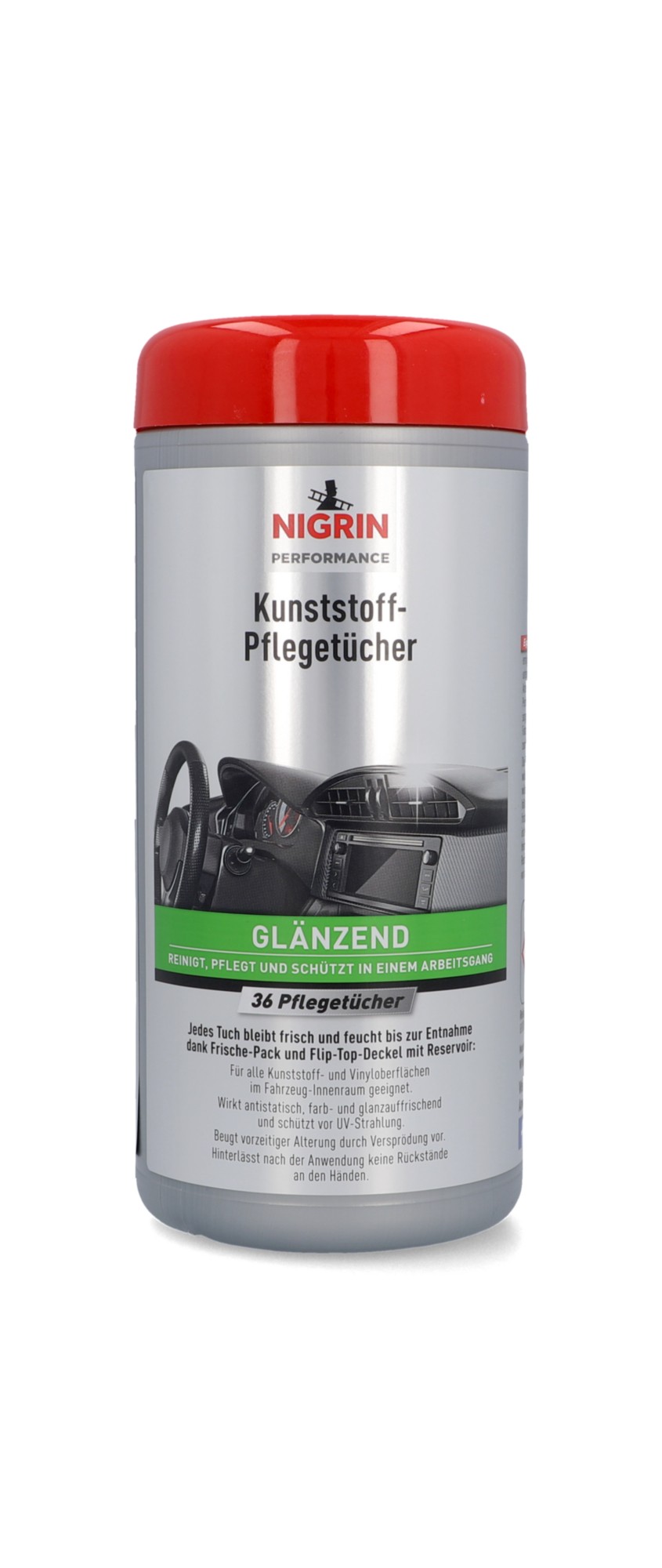 NIGRIN Maramice za održavanje plastike (sjaj), 36kom.