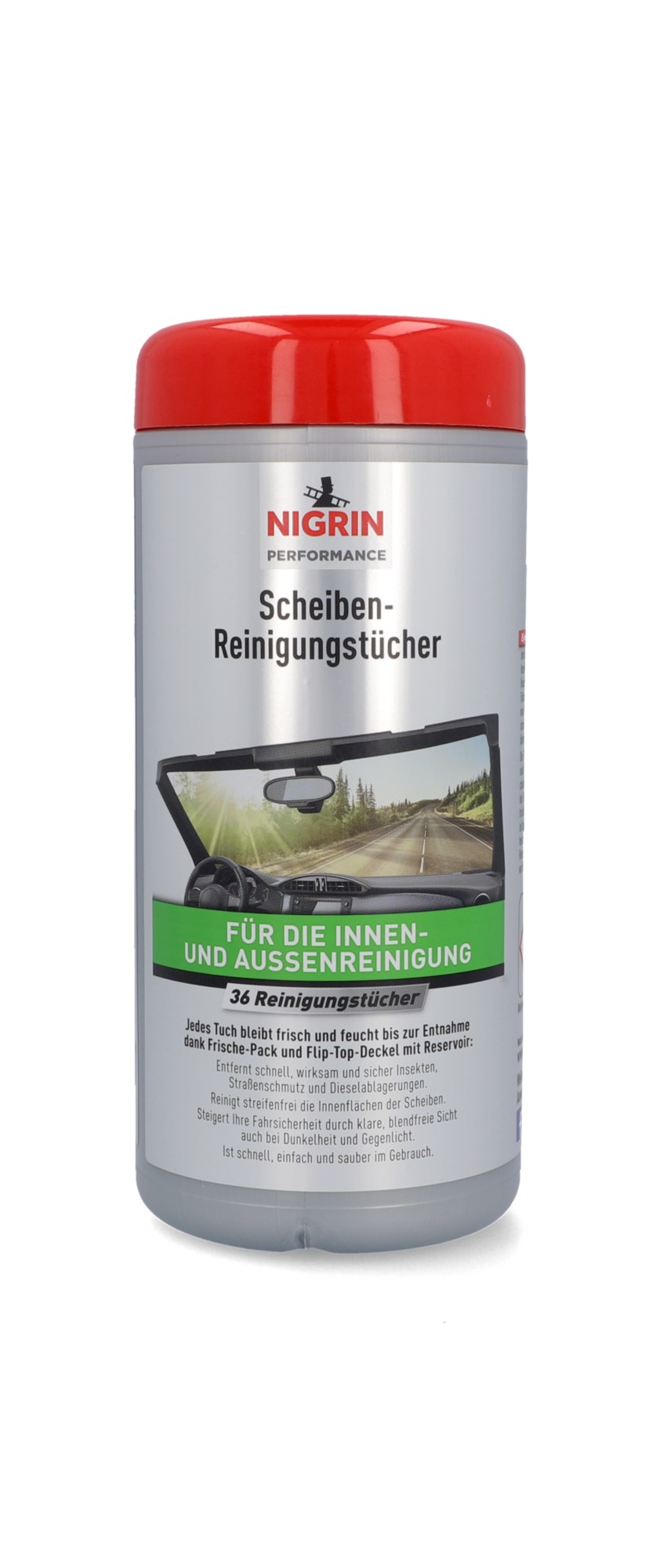 NIGRIN Maramice za čišćenje stakla, 36kom.