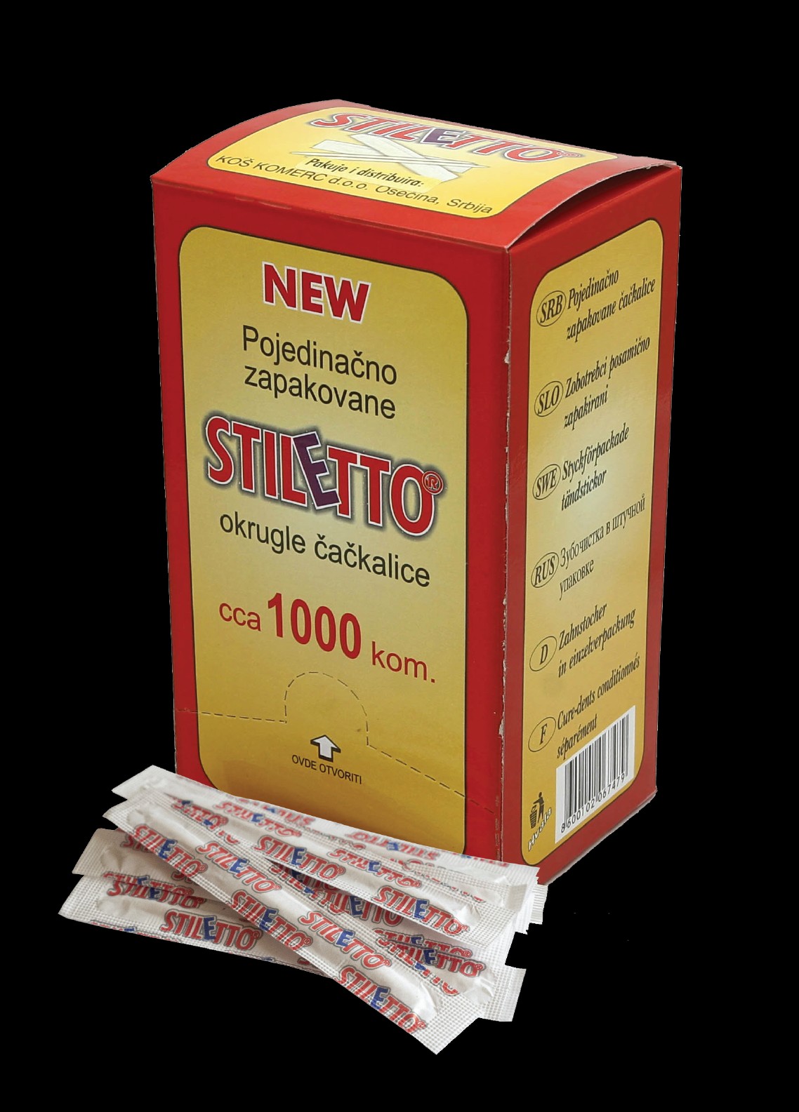 Stiletto Cackalice Stiletto 1.000/1 pojedinacno zapakovane